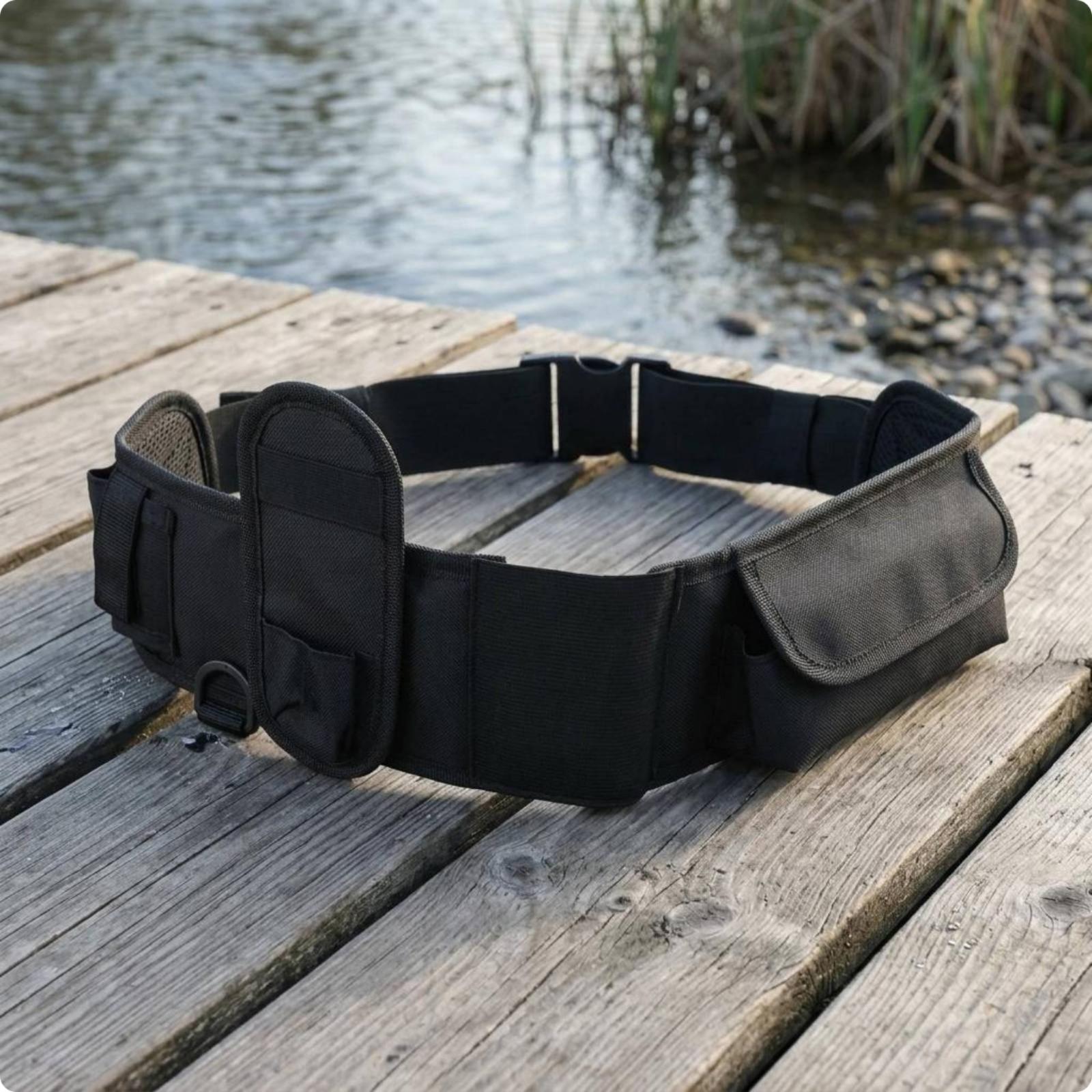 Fishing Waist Bag Buckle Closu - Fishing Belt 评论和价格